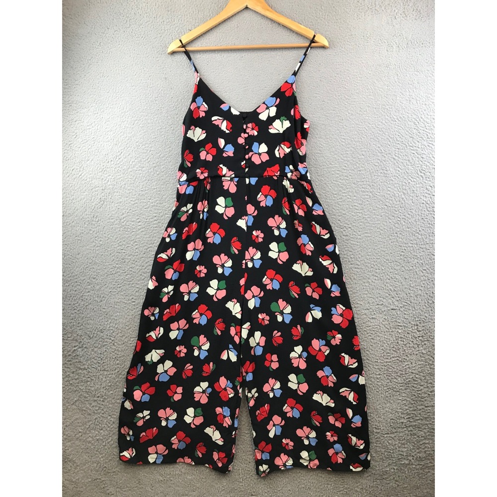 Vici Floral Print Spaghetti Strap Wide Leg Jumpsuit Women's S